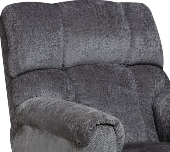 HomeStretch Norton Gray Manual Rocker Recliner-1