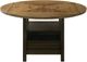 Crown Mark Oakly 5-Piece Baked Brown/Charcoal Counter Height Dining Set-2