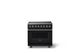 Viking® 5 Series 36" Onyx Pro Style Induction Range with Polished Chrome Trim-0
