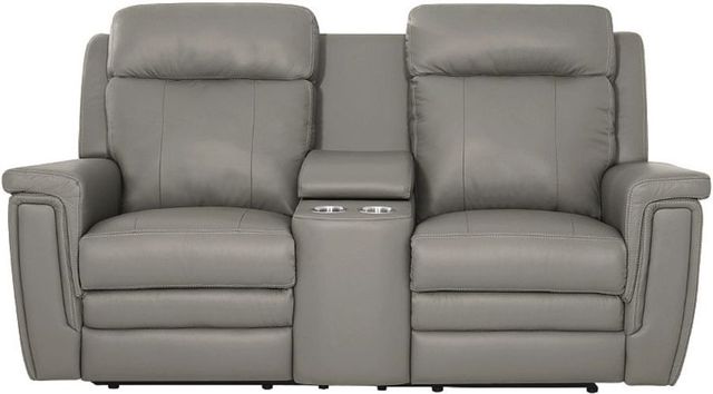 Palliser® Furniture Customizable Asher Power Reclining Loveseat with Console, Power Headrest and Lumbar-1