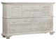 American Woodcrafters 6510 Cottage Traditions Clean White Cottage High Dresser-0