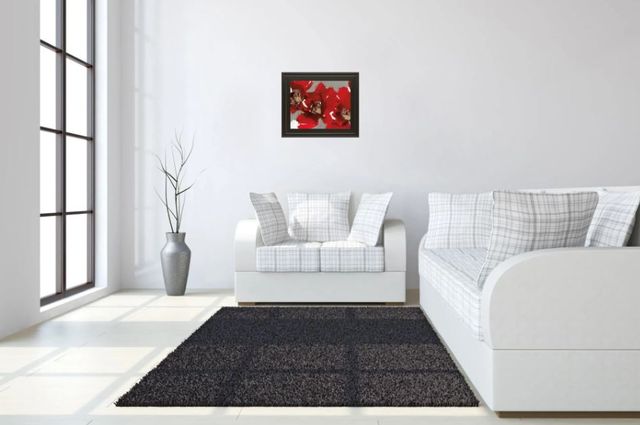 Classy Art Poppy Forest I by N. Barnes Framed Print Wall Art-2