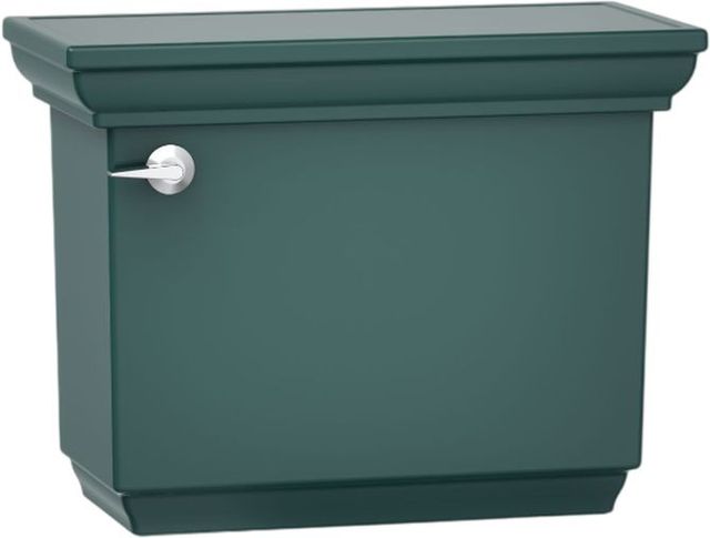 KOHLER® Memoirs® Stately Teal Toilet Tank, 1.28 Gpf-0