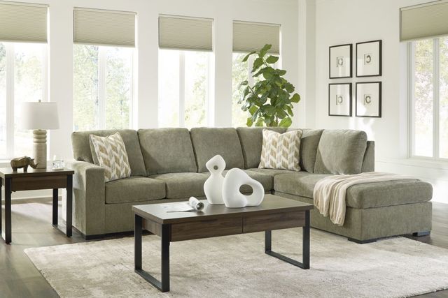 Signature Design by Ashley® Bridgepoint 2-Piece Moss Right-Arm Facing Sectional and Chaise-1