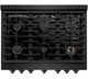 ZLINE 36" Black Stainless Steel Pro Style Gas Range-4
