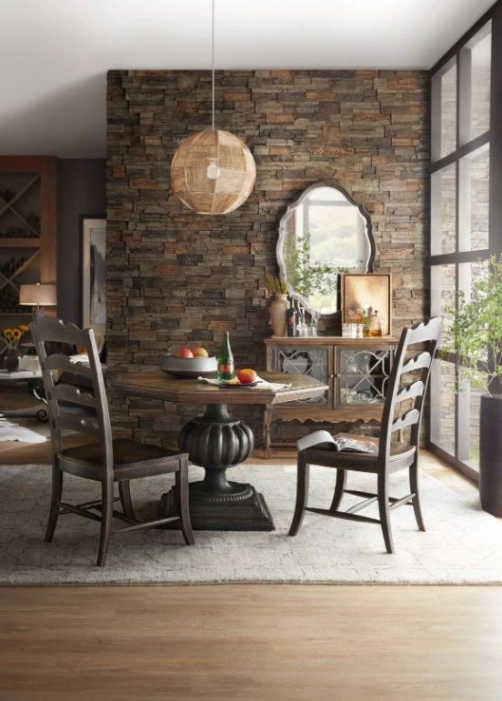 Hooker® Furniture Hill Country Anthracite Black Dining Side Chair-1