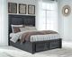 Signature Design by Ashley® FoSignature Design by Ashley® Foyland Brushed Black/Dusty Gray Brown Queen Storage Panel Bedyland Black/Brown Queen Panel Storage Bed-4
