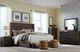 Signature Design by Ashley® Lavernty Coffee Queen Upholstered Panel Storage Bed-2