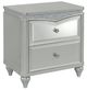 Najarian Furniture Glendale Platinum Nightstand-0