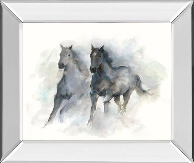 Classy Art Run Free II by Ethan Harper Mirror Framed Wall Art-0
