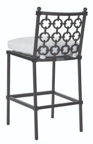 Lane Venture® Langham Dark Bronze/White Counter Bar Stool-1