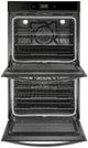 Whirlpool® 27" Print Resist Black Stainless Electric Built In Double Oven-1