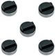 Wolf® Black Knobs-0