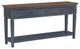 Legends Home Americana Whiskey Sofa Table with Blue Base-0