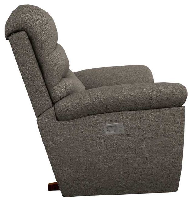 La-Z-Boy® Joshua Mocha Power Rocking Recliner with Headrest-2