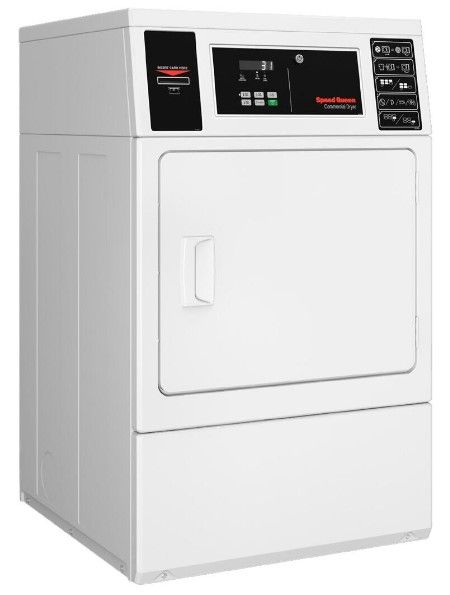 Speed Queen® Commercial White  27" Electric Dryer-0