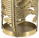 A & B Home Gold Feather Candle Holder-3