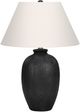 Monarch Specialties Inc. 24"H Black Ceramic Table Lamp-0
