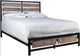 New Classic® Home Furnishings Elk River Rustic Brown Queen Panel Bed-0