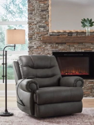 Signature Design by Ashley® Created Comfort Granite Power Lift Recliner-2