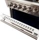 FORNO® 30" White Steel Range Door-2