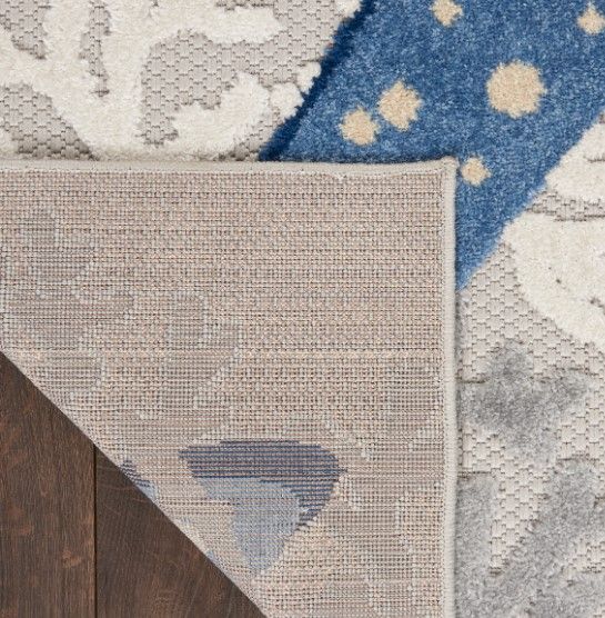Nourison Home™ Aloha Blue Gray 5'x8' Style 2 Area Rug-3