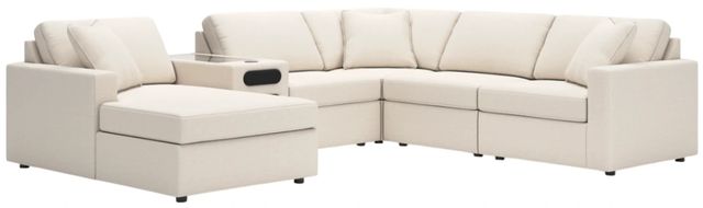 Signature Design by Ashley® Modmax 6-Piece Oyster Left-Arm Facing Sectional and Chaise with Audio System-0