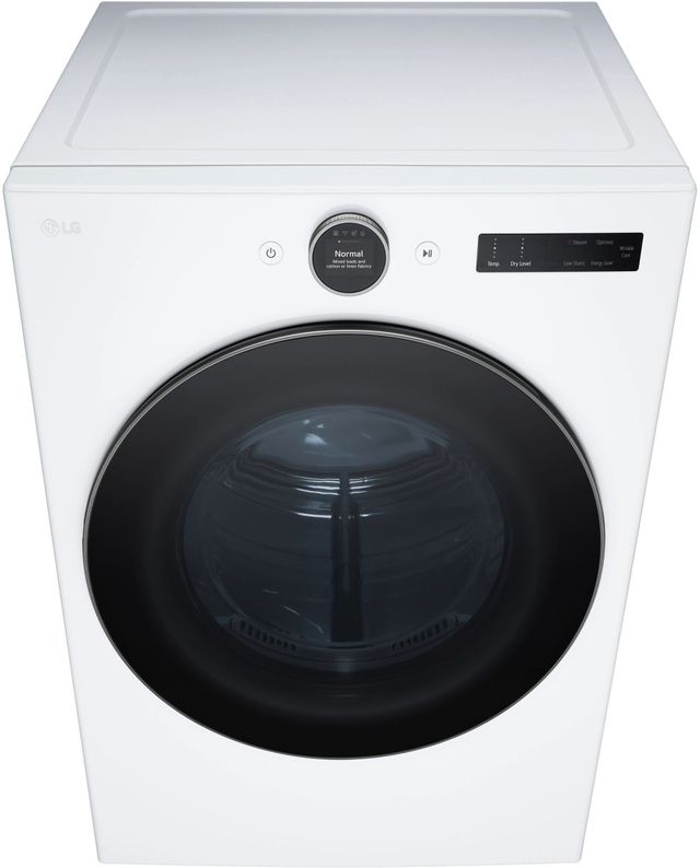 LG 7.4 Cu. Ft. White Front Load Electric Dryer-2