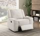 Homelegance® Monterey Beige Swivel Manual Recliner-1
