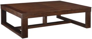Signature Design by Ashley® Watson Dark Brown Rectangular Cocktail Table