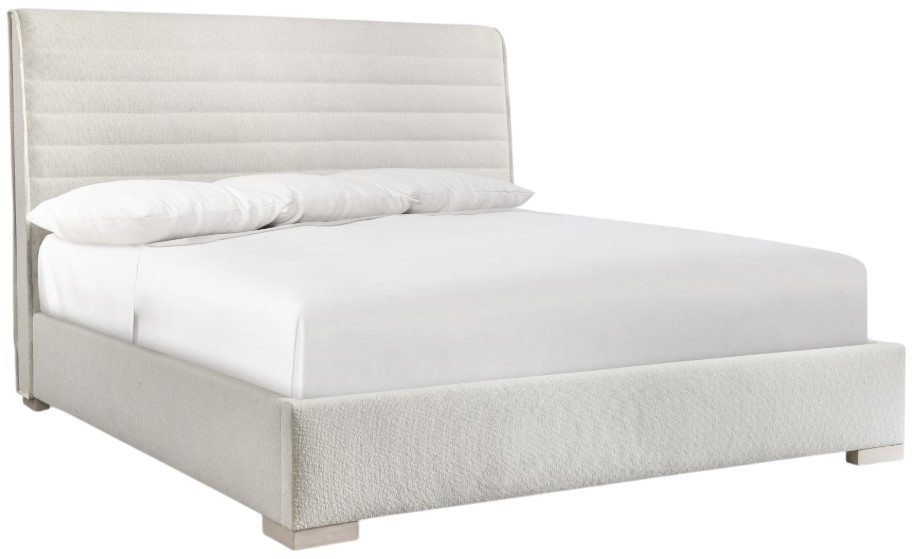 Bernhardt Sereno Lutra/White Queen Upholstered Panel Bed