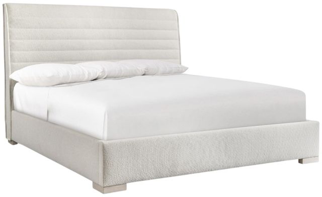 Bernhardt Sereno Lutra/White Queen Upholstered Panel Bed-0