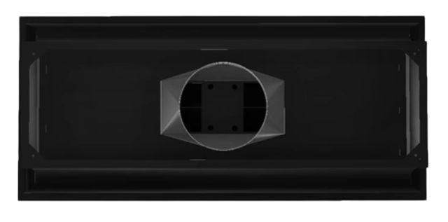 Vent-A-Hood® Designer Series 66" Black Island Range Hood-2