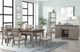 Bernards Will Brown 6-Drawer Dining Table-3