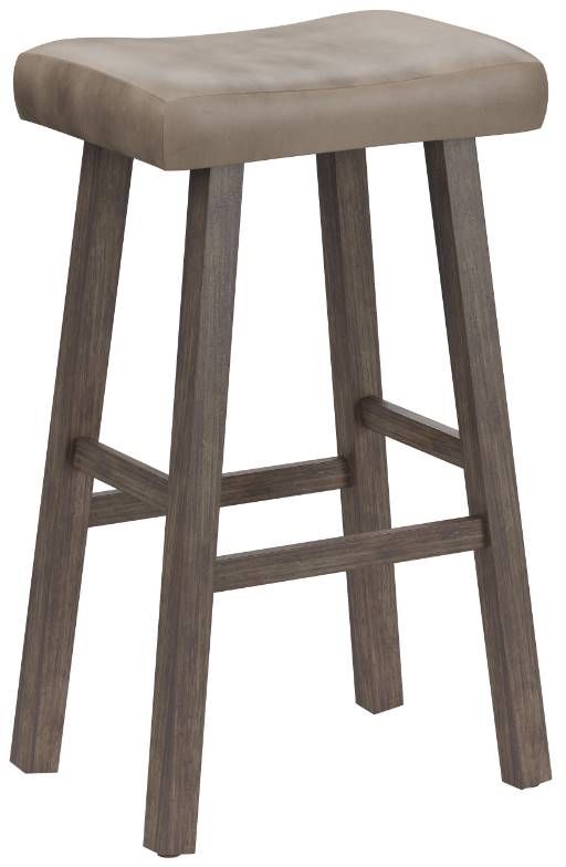 HH2 Home Saddle Rustic Gray/Weathered Taupe Bar Stool-0