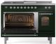 Ilve® Nostalgie II Series 48" Emerald Green Pro Style Dual Fuel Range-2