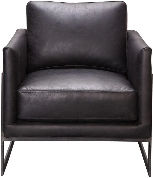 Moe's Home Collection Luxley Black Club Chair-1