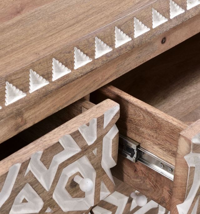 Home Trends & Design Tangiers Natural White Dresser-2
