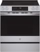 GE Profile™ 30" Fingerprint Resistant Stainless Steel Smart Slide In Induction Range with No Preheat Air Fry and EasyWash™ Oven Tray-0