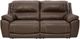 Signature Design by Ashley® Dunleith 2-Piece Chocolate Small Spaced Power Reclining Sectional Loveseat-0