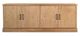 Moe's Home Collection Tade Honey Pine 4-Door Sideboard-1