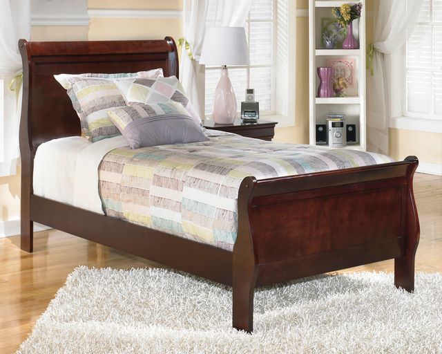 Signature Design by Ashley® Alisdair Dark Brown Twin Sleigh Headboard/Footboard-0