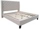 Mazin Furniture Briar Beige Queen Upholstered Platform Bed-2