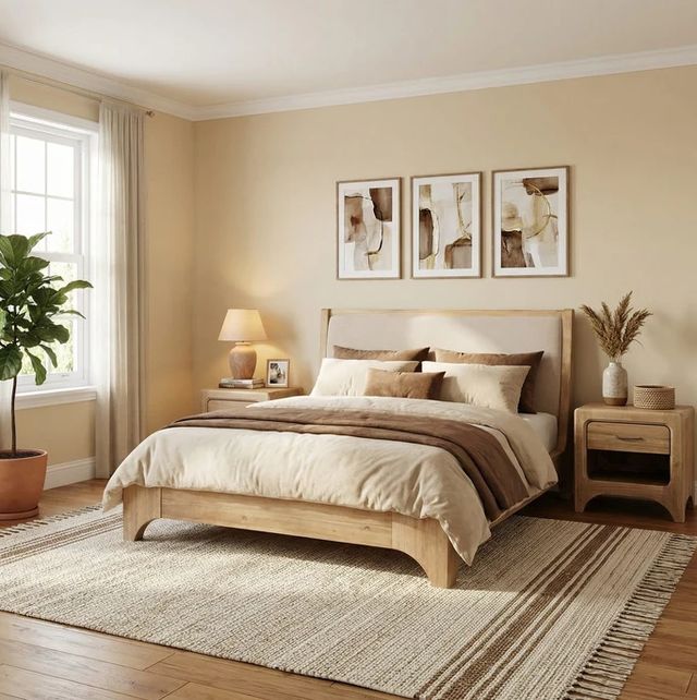 Modus Furniture Brentwood Brioche 1-Drawer Nightstand-1