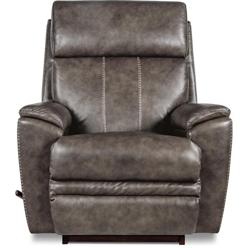 La-Z-Boy® Talladega Grey Leather Reclina-Rocker® Recliner