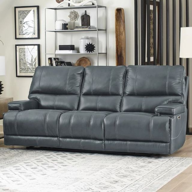 Parker House® Whitman Verona Azure Power Reclining Sofa-2