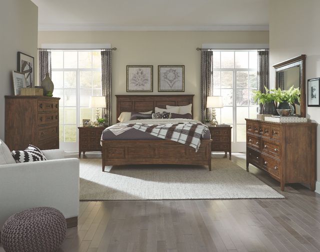 Magnussen Home® Bay Creek Toasted Nutmeg Drawer Chest-3