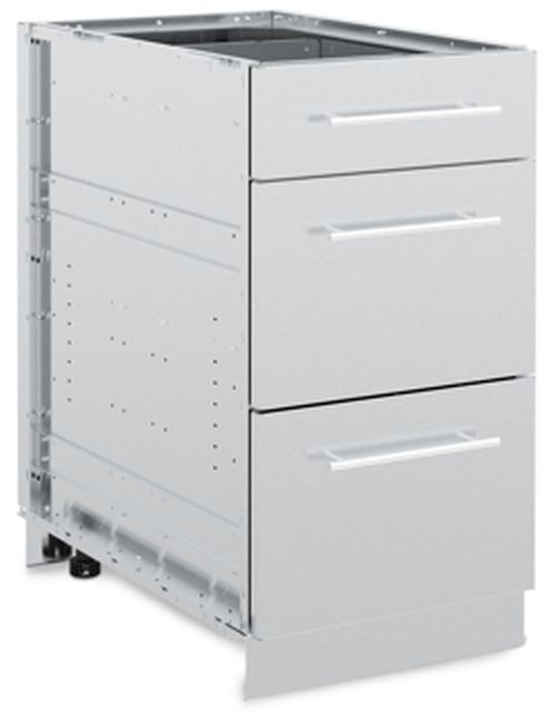 Broil King® Stainless Steel 3-Drawer Cabinet-1