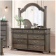 Furniture of America® Pamphilos Gray Dresser-2