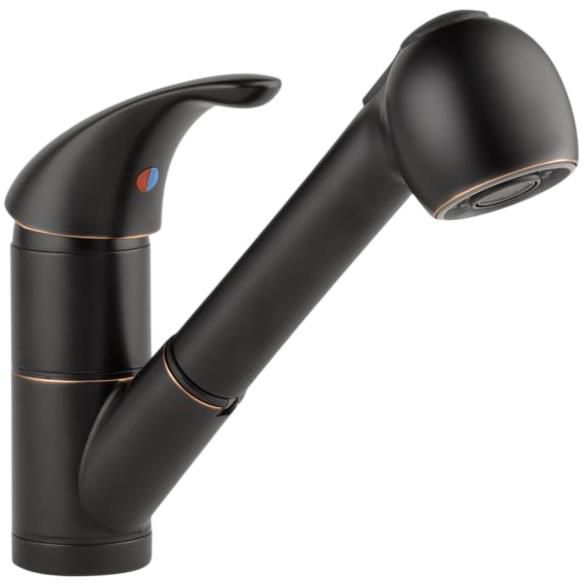 Peerless Core Oil Rubbed Bronze Kitchen Pull-Out Faucet-0